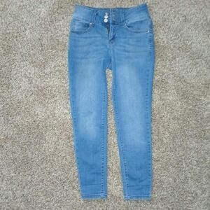 High waisted button fly ankle jeggings size‎ 4/5